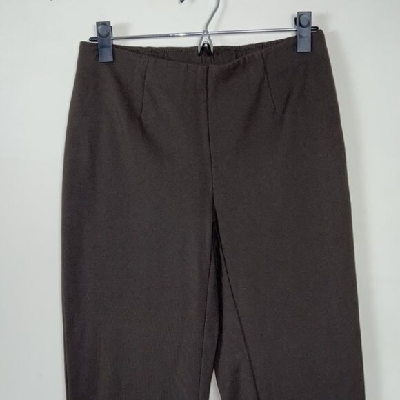 J. Jill Essential Ponte Slim-Leg Pants in Brown - XS - Picture 4 of 10